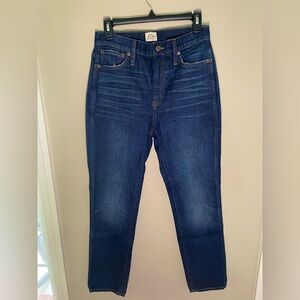 JCrew women’s size 26 jeans.